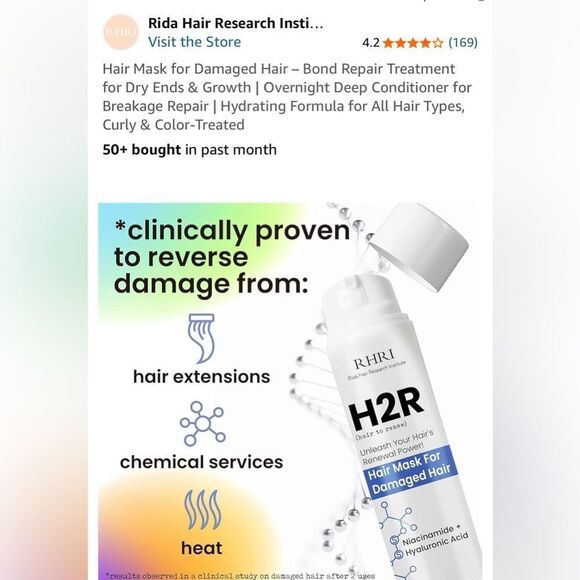 (Barely Used) Hair Bonding Bundle - includes Amika Kure and H2R Masques - Picture 5 of 10